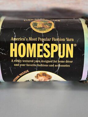 Lion Brand Homespun Bulky Yarn Skein – Soft Textured Yarn for Crochet & Knitting